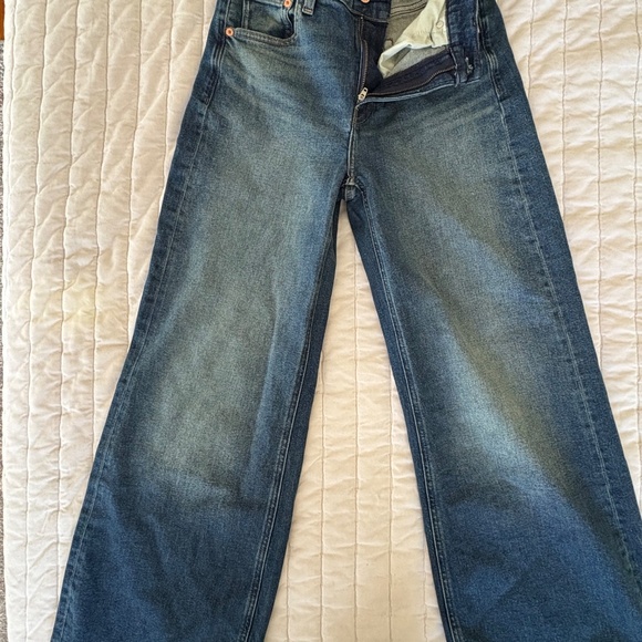 Gap High Rise Stride Wide-Leg Jeans - Picture 4 of 6
